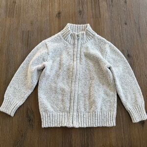 3/20$ Gymboree toddler grey zip up sweater cardigan size 2T